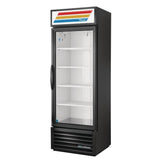 CW386 True 1 Glass Door 538L Upright Display Fridge Black GDM-19T-HC-TSL01