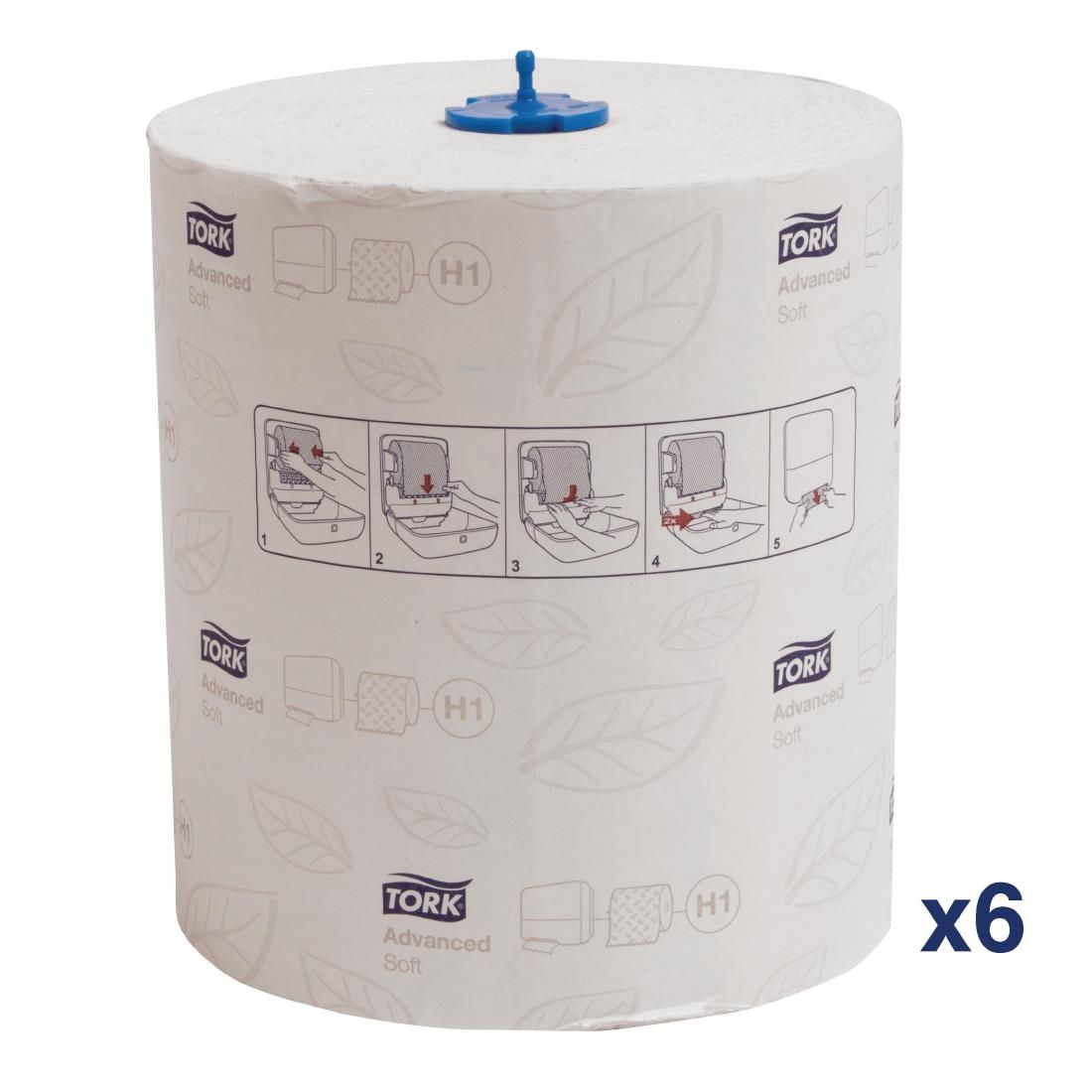 FA707 Tork Advanced Hand Towel Rolls 2-Ply 150m (Pack of 6)