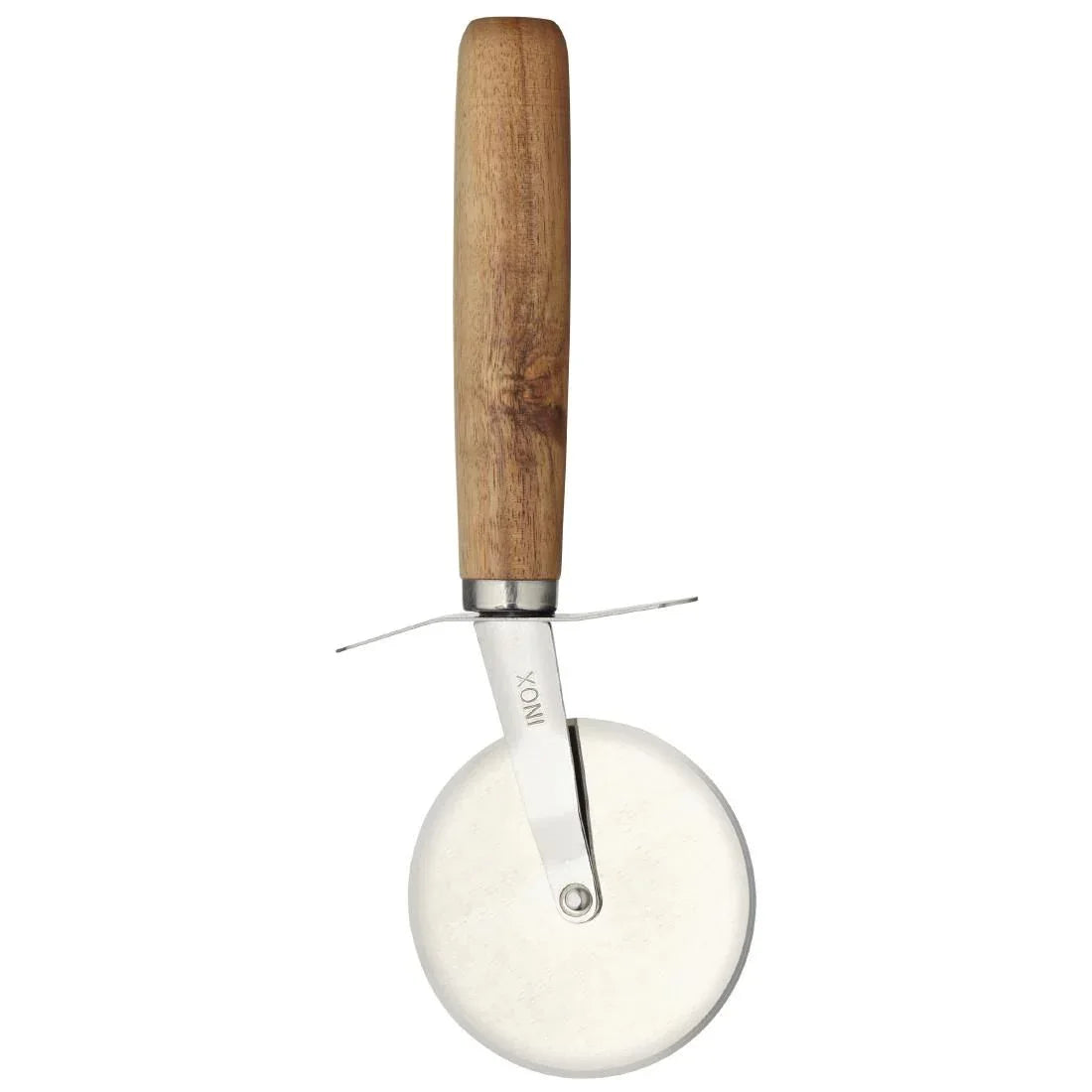 FB448 Kitchen Craft Italian Wood Handled Pizza Wheel 2.5" - JD Catering Equipment Solutions Ltd
