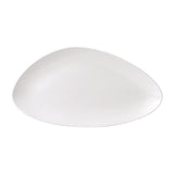FE994 Isla White Chefs' Triangle Plate 13 3/4 x 7 3/8 " (Box 6)