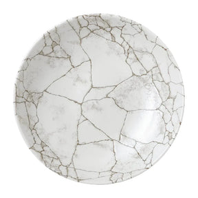 FJ802 Studio Prints Kintsugi Agate Grey Coupe Plate 8 2/3 " (Box 12) - JD Catering Equipment Solutions Ltd