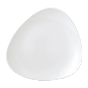 FJ828 Vellum White Triangle Plate 10 1/2 " (Box 12) - JD Catering Equipment Solutions Ltd