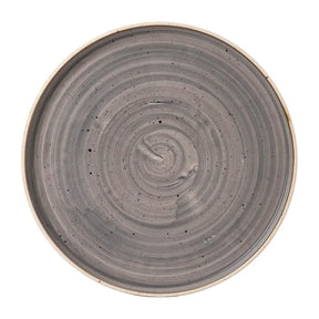 FJ918 Stonecast Peppercorn Grey Walled Plate 10 3/4 " (Box 6) - JD Catering Equipment Solutions Ltd