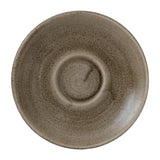 FJ925 Stonecast Patina Antique Taupe Saucer 6 1/4 " (Pack of 12)