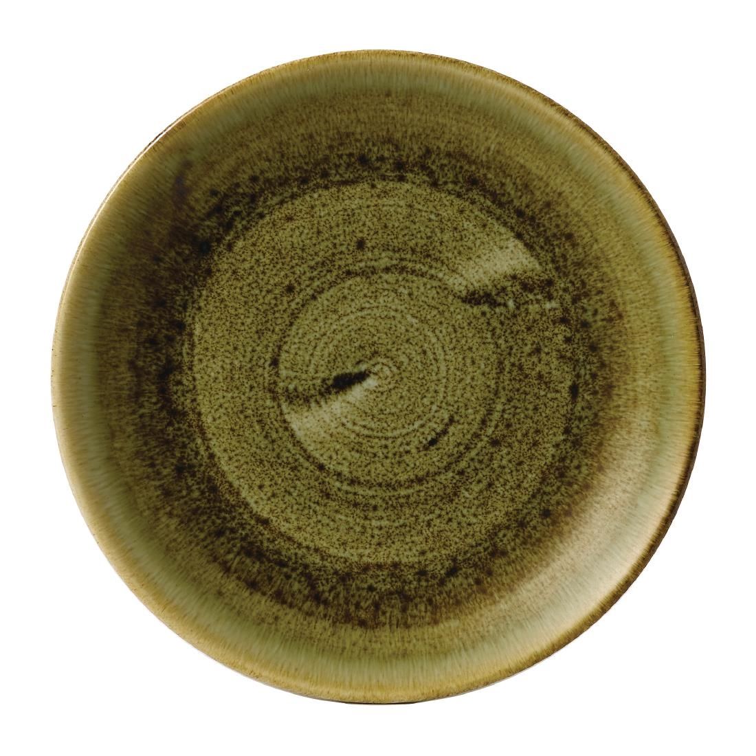 FJ927 Stonecast Plume Olive Coupe Plate 11 1/4 " (Pack of 12)