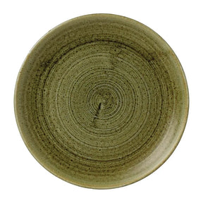 FJ929 Stonecast Plume Olive Coupe Plate 8 2/3 " (Pack of 12) - JD Catering Equipment Solutions Ltd