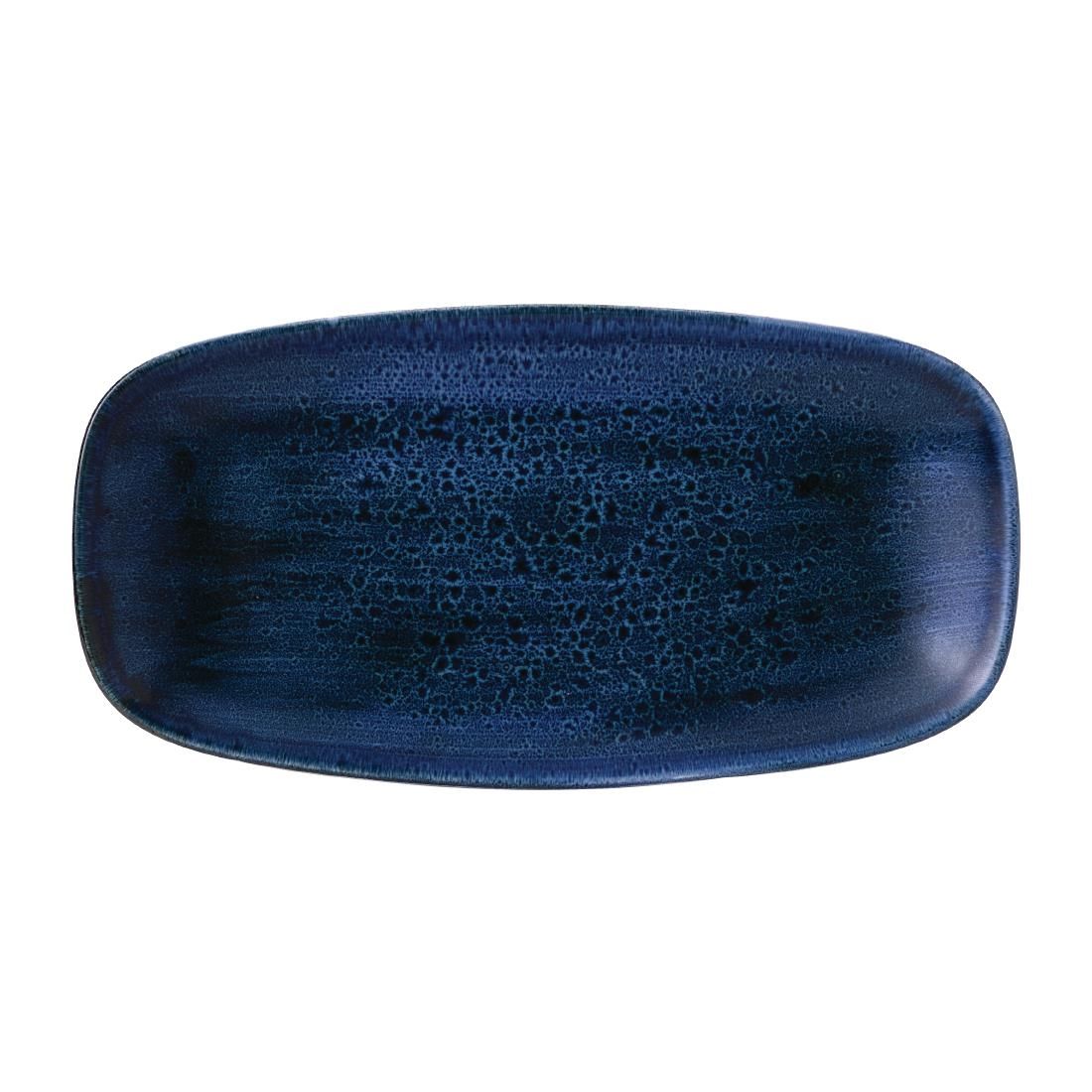 FJ953 Stonecast Plume Ultramarine Chefs' Oblong Plate No. 3 11 3/4 x 6 " (Pack of 12)