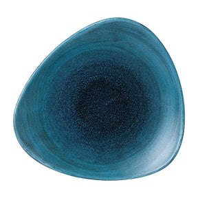 FJ972 Stonecast Aqueous Lagoon Triangle Plate 9 " (Box 12) - JD Catering Equipment Solutions Ltd