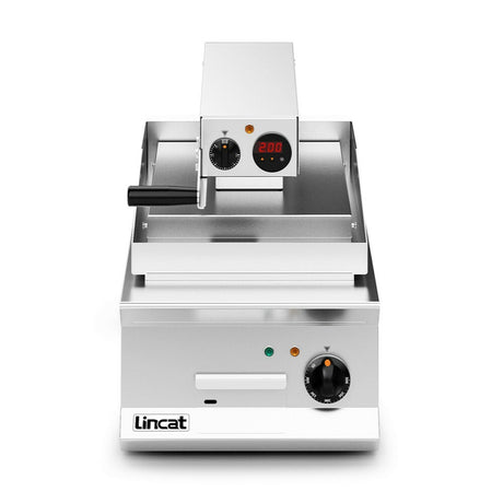 OE8211/R - Lincat Opus 800 Electric Counter-top Clam Griddle - Ribbed Upper Plate - W 400 mm - 8.6 kW