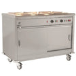 Parry Mobile Servery with Bain Marie Top MSB15 - JD Catering Equipment Solutions Ltd
