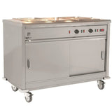 Parry Mobile Servery with Bain Marie Top MSB15 - JD Catering Equipment Solutions Ltd
