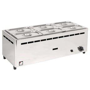 CD445 Parry Natural/LPG Bain Marie BMF6 - JD Catering Equipment Solutions Ltd