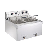 GM751 Parry Twin Tank Twin Basket Countertop Electric Fryer NPDF6 - JD Catering Equipment Solutions Ltd
