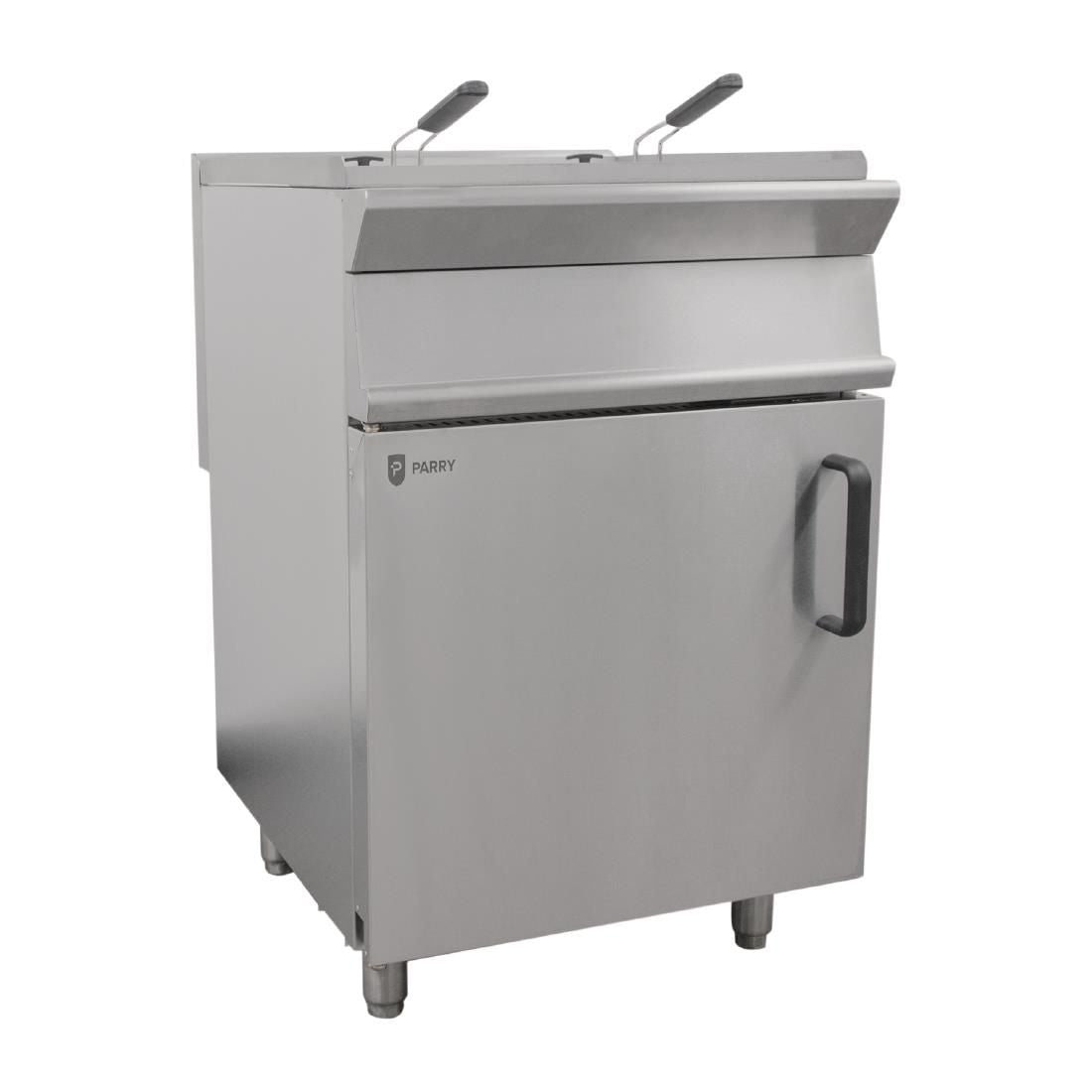 Parry Twin Tank Twin Basket Free Standing Natural/LPG Gas Fryer GDF
