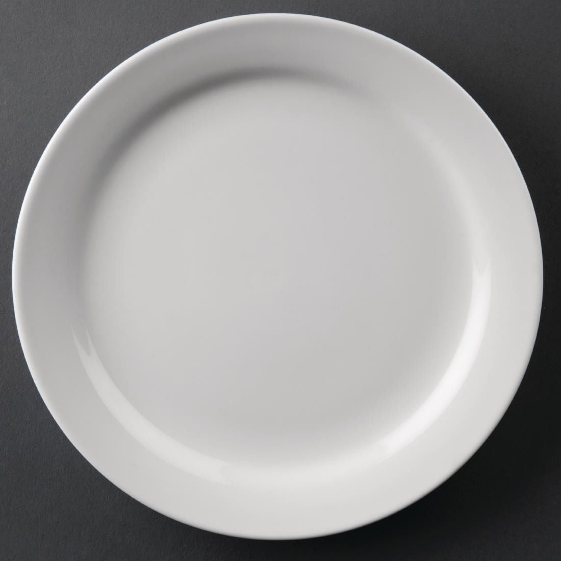 CF360 Olympia Athena Narrow Rimmed Plates 165mm (Pack of 12)