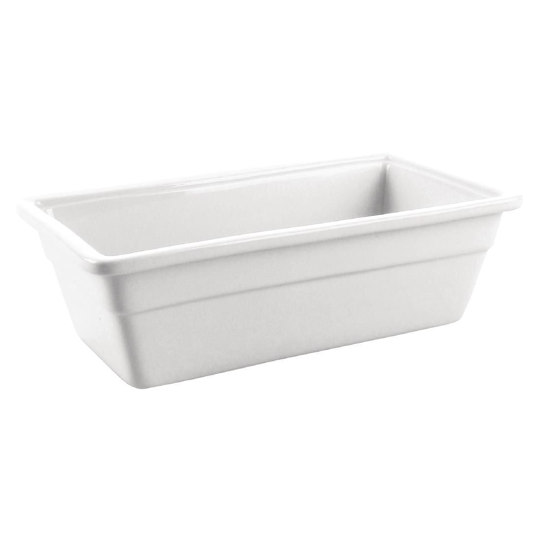 U811 Olympia Whiteware 1/3 One Third Size Gastronorm 100mm
