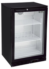 Blizzard Single Hinged Glass Door Bottle Cooler BAR1 - JD Catering Equipment Solutions Ltd