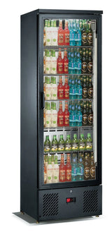 UPRIGHT SINGLE DOOR BAR BOTTLE COOLER (324 BTL) - JD Catering Equipment Solutions Ltd
