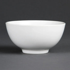 C253 Olympia Whiteware Rice Bowls 130mm 390ml (Pack of 12) - JD Catering Equipment Solutions Ltd