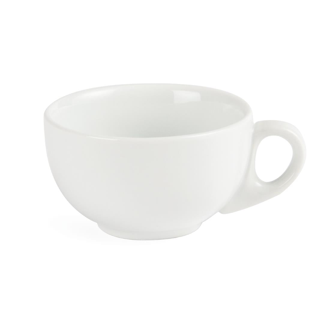CB462 Olympia Whiteware Cappuccino Cups 10oz 284ml (Pack of 12)