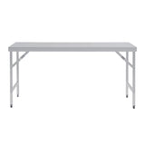 CB906 Vogue Stainless Steel Folding Table 1800mm