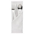 HB557 Mitre Luxury Luxor Cotton Napkins Ivy Leaf White 550 x 550mm (10 pack) - JD Catering Equipment Solutions Ltd