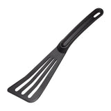 CN625 Mercer Culinary Hells Tools Slotted Spatula Black 12" - JD Catering Equipment Solutions Ltd