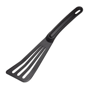 CN625 Mercer Culinary Hells Tools Slotted Spatula Black 12" - JD Catering Equipment Solutions Ltd