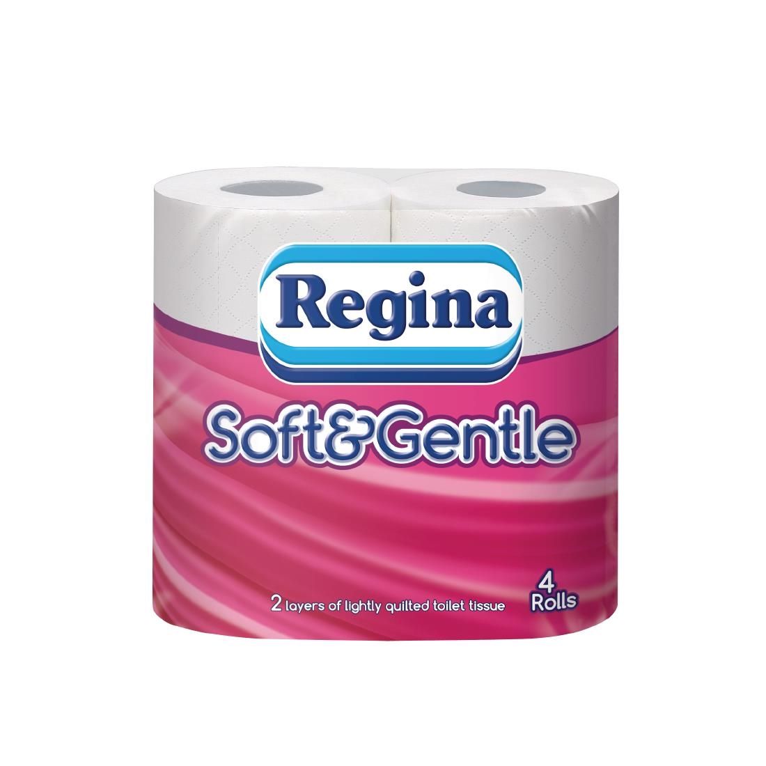 CT326 Regina Soft and Gentle Toilet Paper 2-Ply 26.25m (Pack of 40)