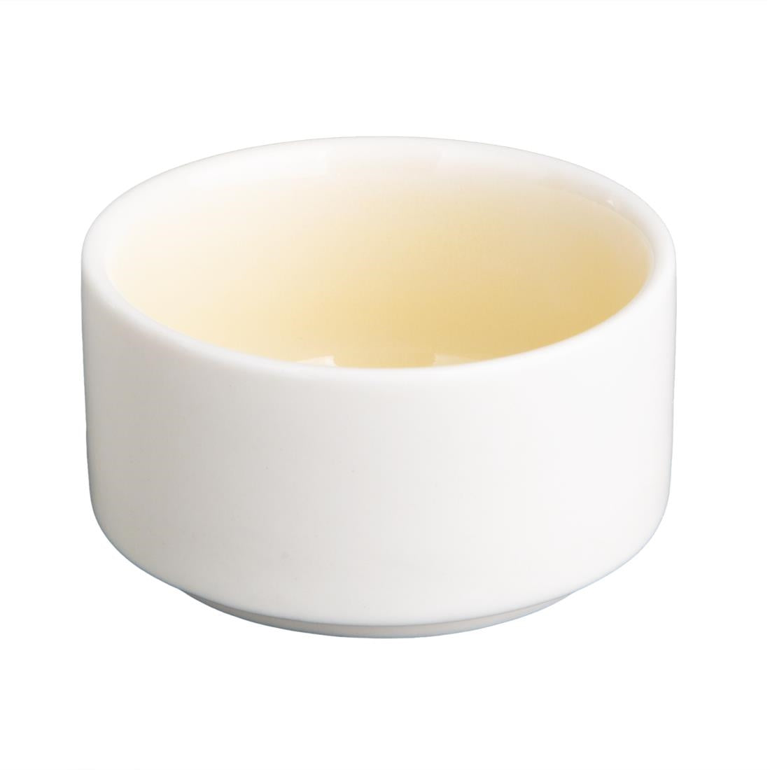 CU417 Olympia Fondant Dipping Dish Lemon - 70mm 2 3/4" (Box 12)