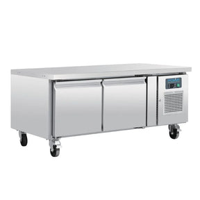 DA462 Polar U-Series Double Door Chef Base Fridge - JD Catering Equipment Solutions Ltd