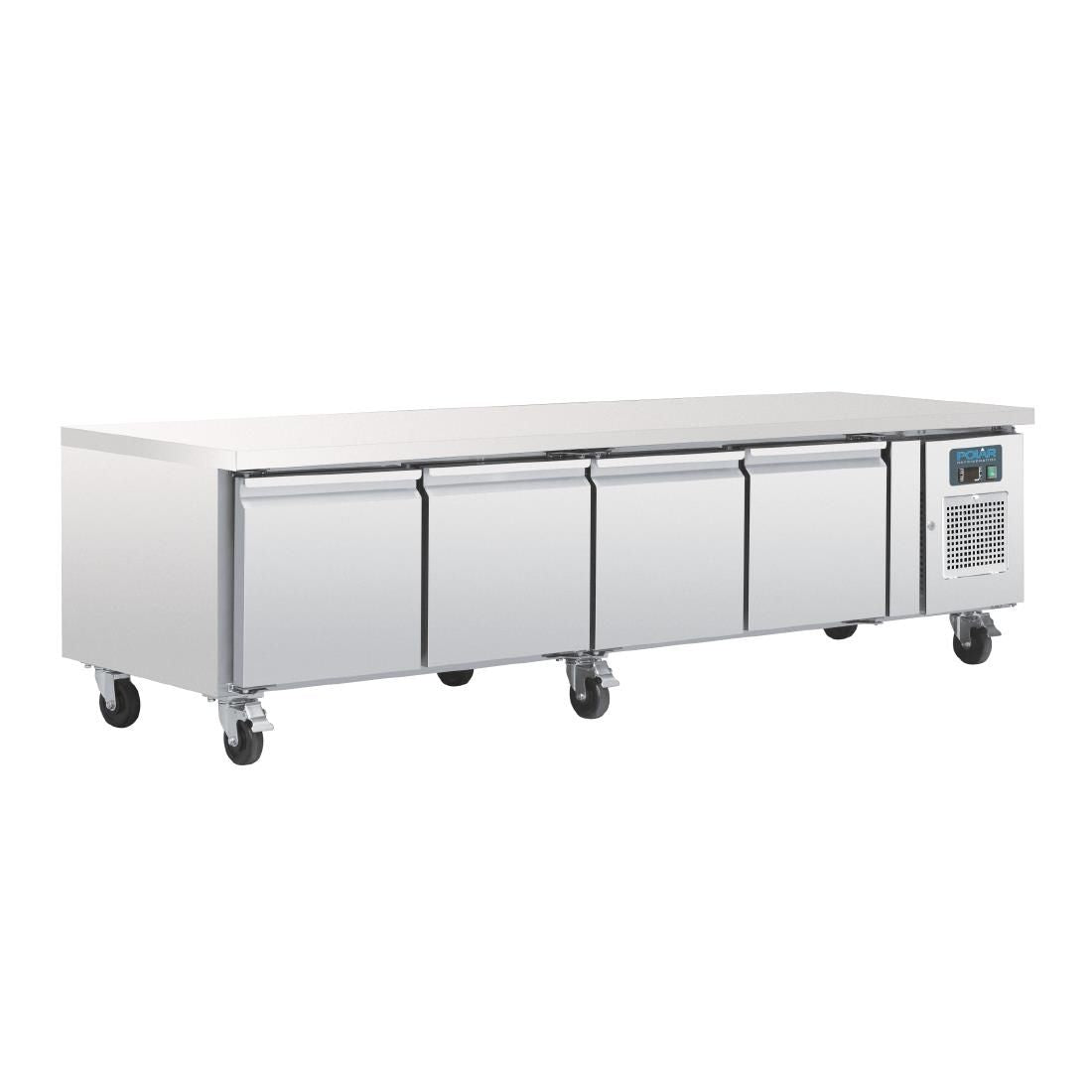 DA464 Polar U-Series Four Door Chef Base Fridge