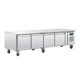 DA464 Polar U-Series Four Door Chef Base Fridge