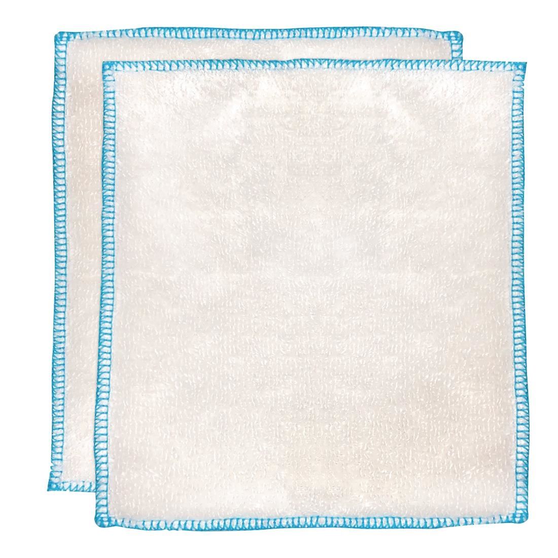 DA569 Puracycle Biodegradable Bamboo Cleaning Cloths (Pack of 2)