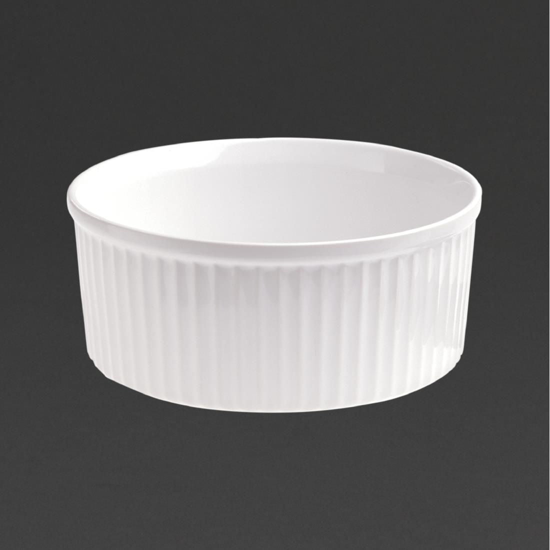 DB410 Revol French Classics Souffle Dishes White 110mm (Pack of 4)