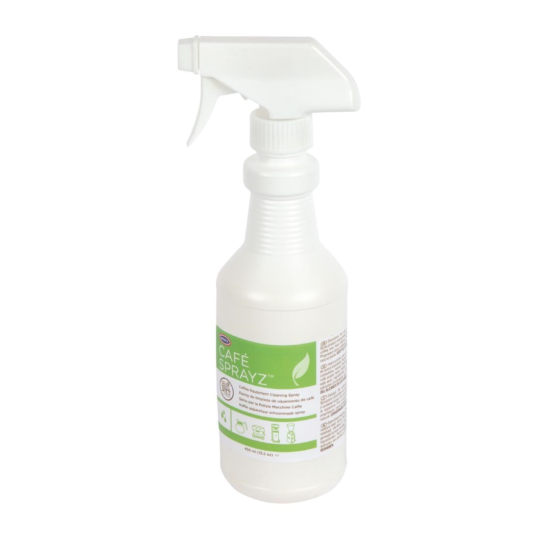 CX515 Urnex CafÃ© Coffee Equipment Cleaning Spray Ready To Use 450ml