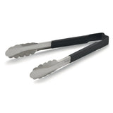 DC243 Vollrath Black Utility Grip Kool Touch Tong 9" - JD Catering Equipment Solutions Ltd