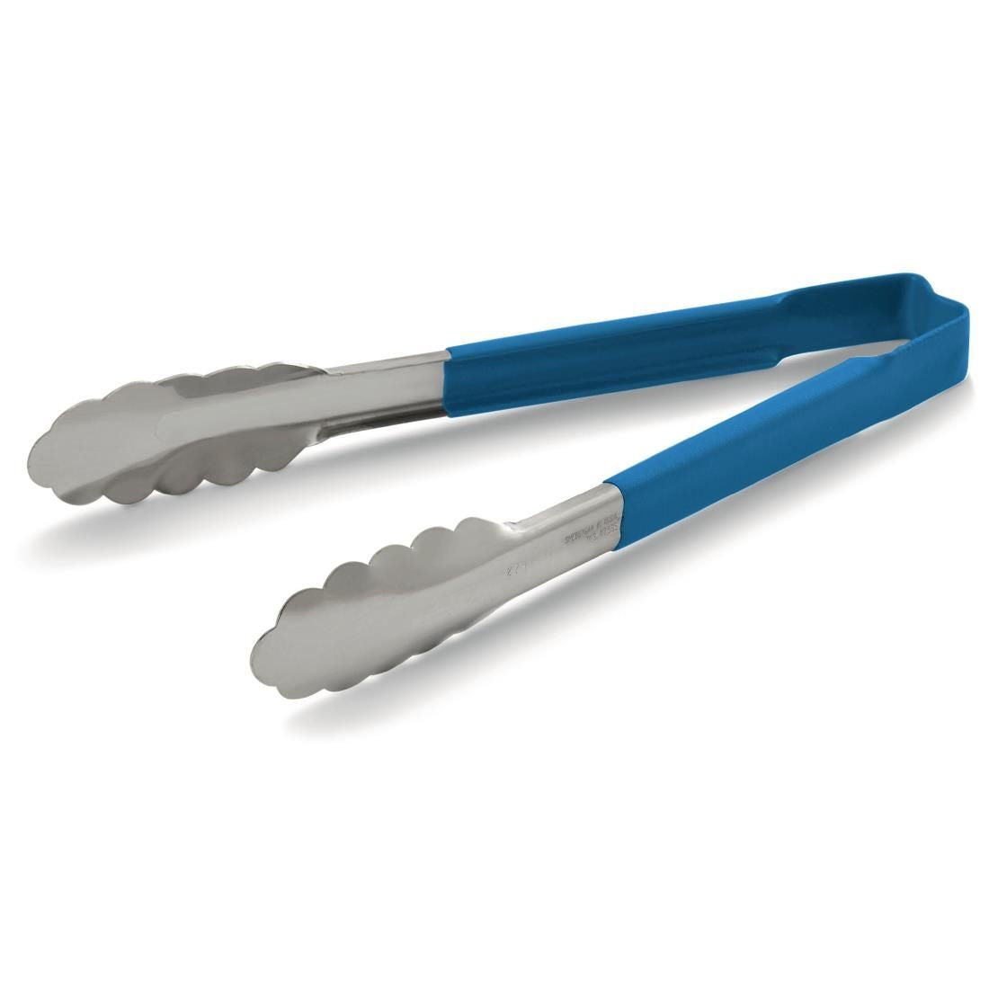 DC245 Vollrath Blue Utility Grip Kool Touch Tong 9"