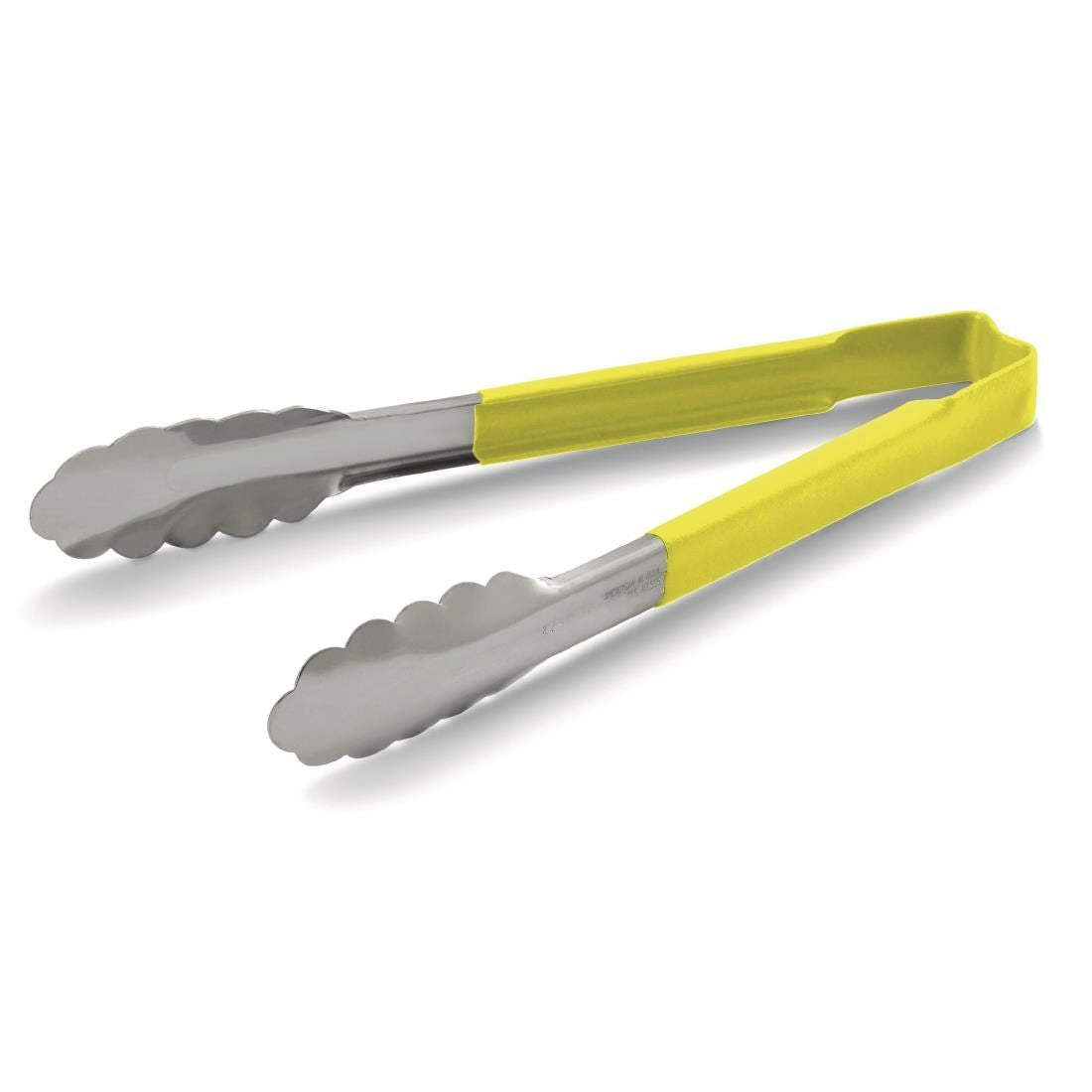 DC249 Vollrath Yellow Utility Grip Kool Touch Tong 9"