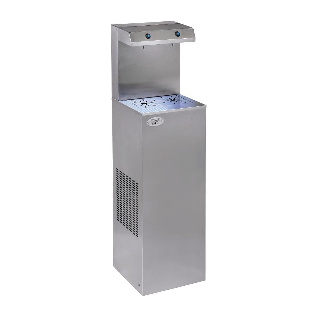DE389 Roller Grill Drinking Fountain with Double Cup Filler AQUA80