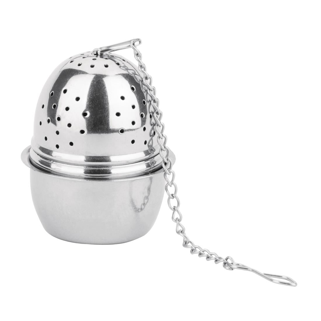 DF898 Olympia Oval Stainless Steel Tea Strainer 40(Ã˜) x 55(H)mm