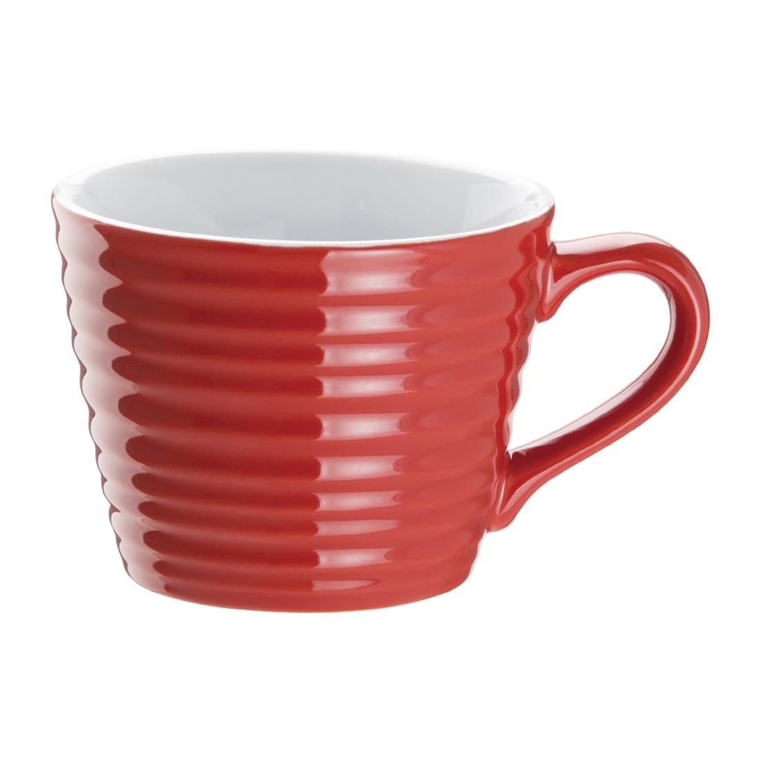 DH637 Olympia CafÃƒÂ© Aroma Mugs Red 230ml (Pack of 6)