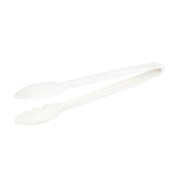 DR320 Matfer Bourgeat Exoglass Tongs White 12"