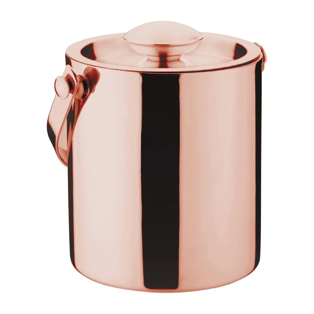 DR740 Olympia Double Walled Ice Bucket with Lid 1Ltr - JD Catering Equipment Solutions Ltd