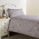 DS702 Mitre Essentials Chatsworth Hardwick Slate/Connel Slate Duvet Cover - Single