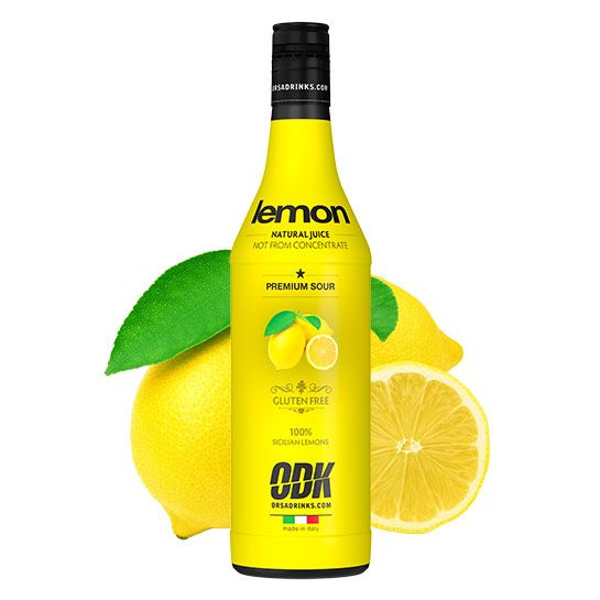 FA038 ODK 100% Sicilian Lemon Juice 750ml