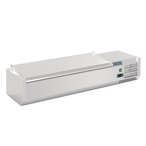FA854 Polar G-Series Countertop Prep Fridge with Lid 5x 1/4GN - JD Catering Equipment Solutions Ltd