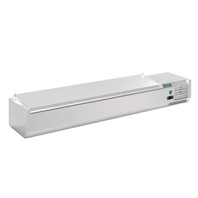 FA856 Polar G-Series Countertop Prep Fridge with Lid 8x 1/4GN FA856 - JD Catering Equipment Solutions Ltd
