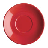 FF995 Olympia Cafe Red Saucer (Fits FF990) - 135mm 5 3/10" (Box 12)