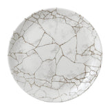 FJ801 Studio Prints Kintsugi Agate Grey Coupe Plate 10 1/4 " (Box 12)